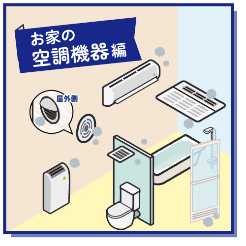 おうちの空調機器のお悩みを予防掃除で解決！