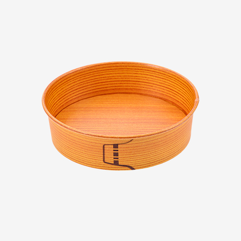 K8151W1 ペーパーコップ 丸150φ 〔わっぱ柄〕