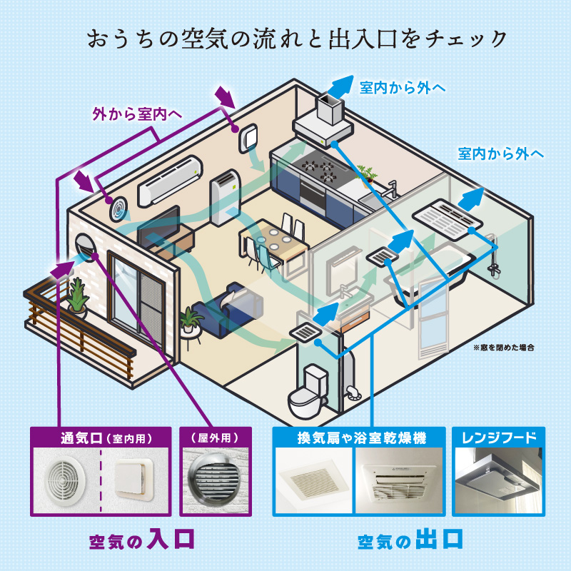 お家の通り道は虫の侵入経路